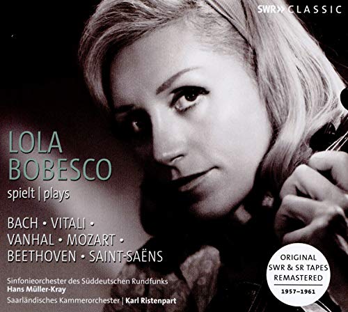 Lola Bobesco Joue Vitali Vanhal Mozart Beethoven Saint Saens
