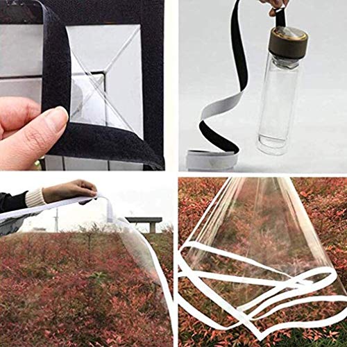 Lonas for trabajo pesado cubierta impermeable for Bañera de hidromasaje, Heavy Duty Claro Tarp, transparente lona de invierno Poly Tarp espesor cubierta resistente a la rotura a prueba de viento antic