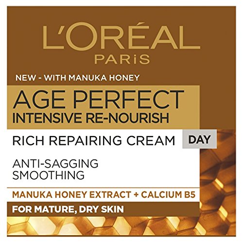 L'oreal L 'oreal Age Perfect Intensive Renourish Manuka - Crema para el día de la miel, 50 ml x