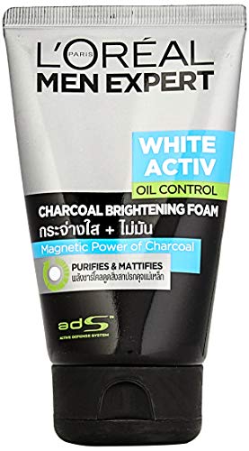 L'Oreal Men Expert White Activ Anti-Spots Oil Control Charcoal Foam 100ml