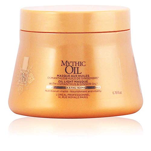 L'oreal Mythic oil light mask normal to fine hair 200 ml 1 Unidad 200 g