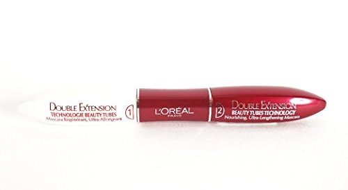 L'oreal paris - 3 x l'oréal paris double extension beauty tubes technology black mascara new