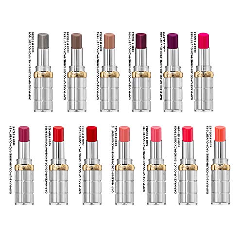 L'Oréal Paris Barra de Labios Color Riche Shine, Tono Berenjena 464 Color Hype