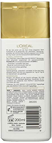 L'Oréal Paris Dermo Expertise limpieza Age Perfect Leche Limpiadora, 200 ml