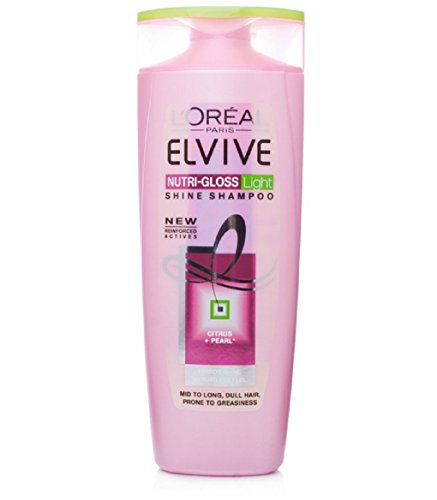 L’Oréal Paris Elvive Nutri-Gloss Light - 250 ml - Shampoo Mujeres Champú - Champues (Mujeres, Champú, Cabello dañado, Cabello seco, 250 ml, 73 mm, 34 mm)