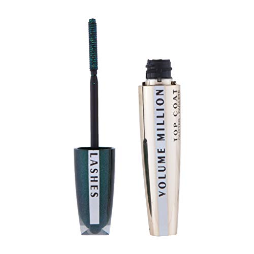 L’Oréal Paris Make-Up Designer Volume Million Lashes Féline Black máscara de pestañas - Máscaras de pestañas (Verde, Green, Brillo, Fuerte, 21 mm, 21 mm)