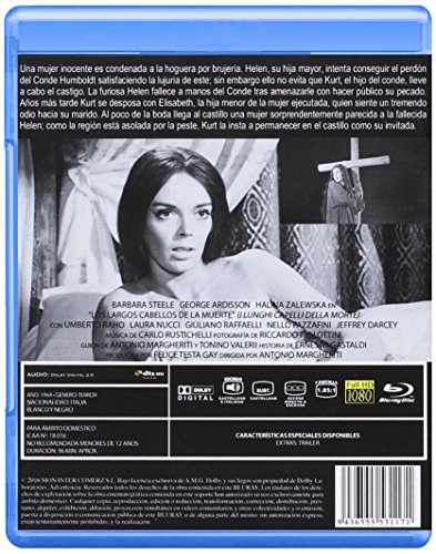 Los Largos Cabellos de la Muerte BD 1964 I lunghi capelli della morte [Blu-ray]