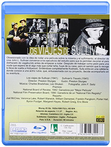 Los viajes de Sullivan [Blu-ray]