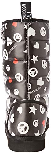 Love Moschino St.ttod.ugo, Botas de Nieve para Mujer, Negro (Nero 000), 37 EU