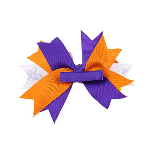 LQH 3" de Halloween Pequeño Glitter Arcos del Pelo for Las Pinzas de Pelo de la Historieta Divertida del Barrette