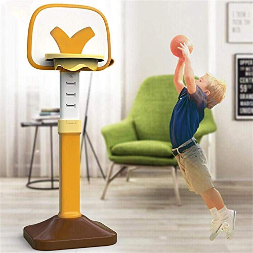 LQH Aro de Baloncesto Ajustable en Altura 126-180Cm con la Bola y la Bomba de Baloncesto Cubierta Niños Soporte favorecidos profundamente por los niños
