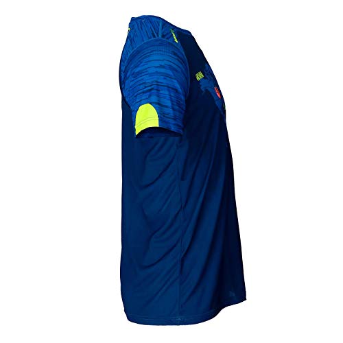 Luanvi Camiseta de Manga Corta Estampado Mapa Edición 2019, Unisex, Multicolor, M