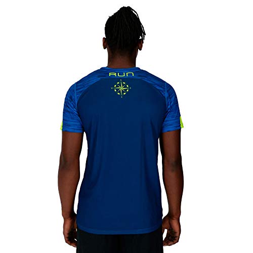 Luanvi Camiseta de Manga Corta Estampado Mapa Edición 2019, Unisex, Multicolor, M