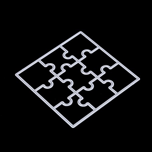 Lulu Pace troqueles metal para repujado Puzzle Plata Cortes Plantillas para DIY Cutting Esto Scrapbooking álbum, cortes Plantillas Papel Tarjetas Álbum De Recortes Decoración