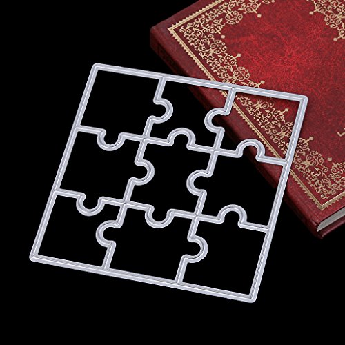 Lulu Pace troqueles metal para repujado Puzzle Plata Cortes Plantillas para DIY Cutting Esto Scrapbooking álbum, cortes Plantillas Papel Tarjetas Álbum De Recortes Decoración