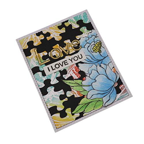 Lulu Pace troqueles metal para repujado Puzzle Plata Cortes Plantillas para DIY Cutting Esto Scrapbooking álbum, cortes Plantillas Papel Tarjetas Álbum De Recortes Decoración