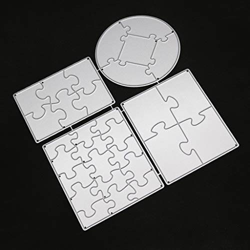 Lulu Pace troqueles metal para repujado Puzzle Plata Cortes Plantillas para DIY Cutting Esto Scrapbooking álbum, cortes Plantillas Papel Tarjetas Álbum De Recortes Decoración