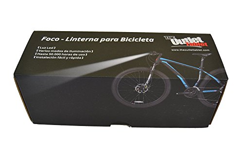 Luz delantera - Foco frontal para Bici 6000 lúmenes Linterna LÁMPARA TORCH frontal 3x CREE XM-L U2 LED de bicicleta