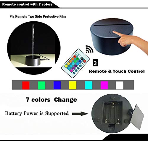 Luz Nocturna 3D,Luz De Noche De Dibujos Animados El Rey León Simba Led Lámpara De Novedad De Color De Luz 3D Lámpara De Mesita De Noche Para El Hogar De Regalo De Navidad, Control Táctil