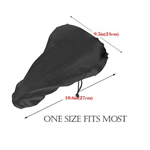 LYMT Funda sillin para Bicicleta, Impermeable y Anti-Polvo Sillín Cubre Bicicleta Uni-Corn Spirit Pand Purple Ultraviolet Mythica