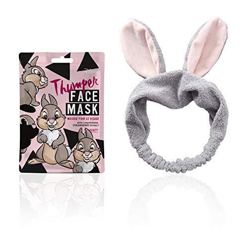 MAD Beauty Pack Mascarilla Facial + Banda Felpa Pelo Tambor Licencia Disney 25 ml (PAMMB007)