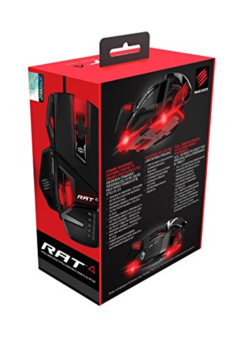 Mad Catz RAT 4 Ratón Óptico Gaming (PC)