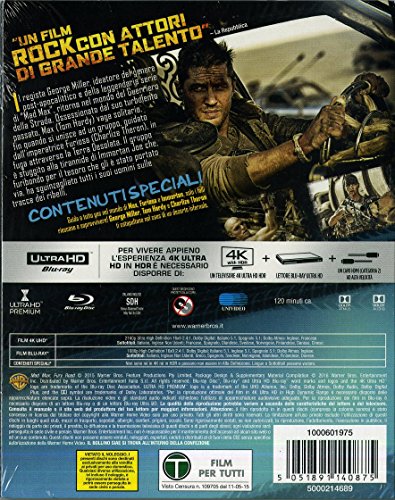 Mad Max - Fury Road 4K UHD (Blu-Ray) [Blu-ray]