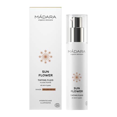 Mã¡Dara Organic Skincare Sun Flower Tinting Fluid #Golden Beige 50 Ml 50 ml
