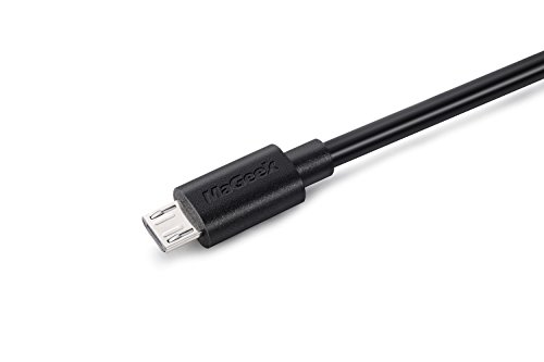 MaGeek® [Pack de 5] 0.3m Cables Micro USB Sincroniza y Carga para Samsung, HTC, Sony, Motorola, LG, Google, Nokia etc.(Negro)