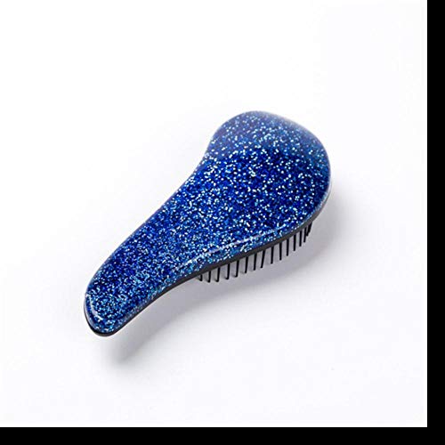 Magic Handle Hair Combine Antiestático Electrochapa Cepillo para el cabello Masaje Peine Cepillo para el cabello Tangle Teezer Original Anti-frizz Brush Barber, Azul, España