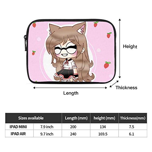 Maichengxuan Gacha Life - Funda para tablet de 7,9/9,9 pulgadas, resistente al agua y funda para tablet