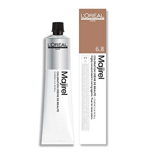 Majirel Coloración permanente en crema para el cabello 6.8 50 ml
