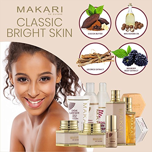 Makari Classic Skin Repair Serum Clarificante 1.35 fl.oz - Tratamiento rejuvenecedor que tonifica la piel para rostro y cuerpo - Dirigido y Reparaciones marcas oscuras y hiperpigmentación