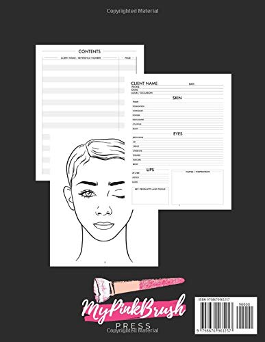 Makeup Artist Face Charts: Blank Face Chart Book for Professional and Amateur Makeup Artist