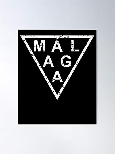 Malaga Spain El mejor y más nuevo póster para la sala de decoración del hogar de arte de pared