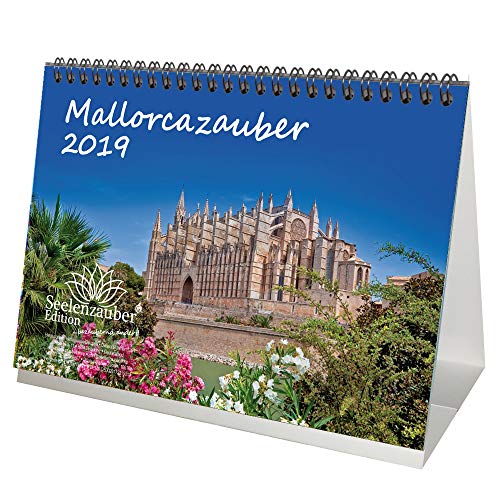 Mallorcazauber Mallorca - Calendario de mesa 2019, formato DIN A5, vacaciones, español, mar