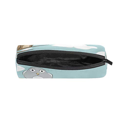 Malpleda Doves and Birds - Estuche redondo para bolígrafos