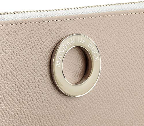 Mandarina Duck Deluxe Portafoglio, Cartera. para Mujer, Plateado (Silver), 2x10x19 Centimeters (W x H x L)