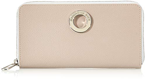 Mandarina Duck Deluxe Portafoglio, Cartera. para Mujer, Plateado (Silver), 2x10x19 Centimeters (W x H x L)