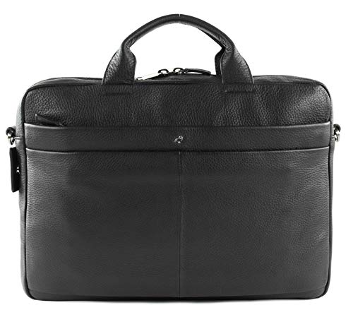 Mandarina Duck Detroit Briefcase cuero Black