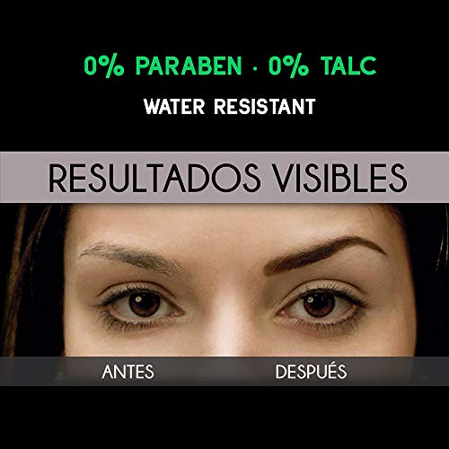 Maquillaje para Cejas Carebell Eyebrows 10 (C-02 CHARCOAL) · Castaño ceniza medio y oscuro, negro y grises.