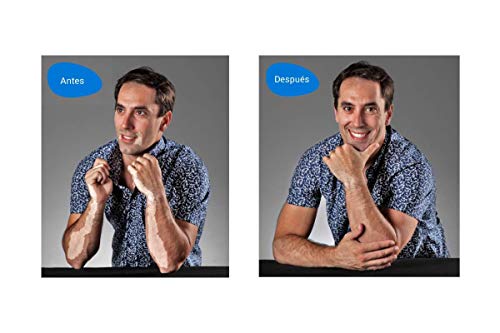 Maquillaje para las Manchas Blancas TANVITIL Spray Medio| 120 ml | Spray Corrector Tonalizador Para Camuflar la Despigmentación en Manchas Corporales Grandes e Irregulares