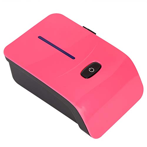 Máquina pulverizadora de oxígeno de agua Máquina pulverizadora facial Máquina para la piel Vaporizador facial, portátil Micro Nano Máquina pulverizadora hidratante facial Dispositivo(rojo)