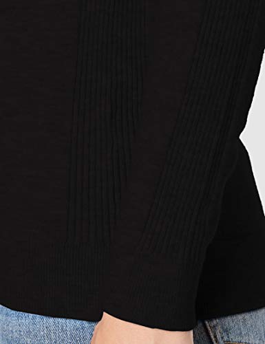 Marca Amazon - find. Phrm3691 - jersey mujer Mujer, Negro (Black), 42, Label: L