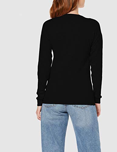 Marca Amazon - find. Phrm3691 - jersey mujer Mujer, Negro (Black), 42, Label: L