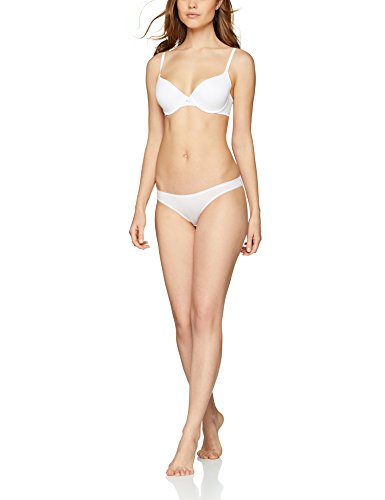 Marca Amazon - IRIS & LILLY BLIC004 sujetadores push up, Blanco (White), 85A (Talla del fabricante: 32A)