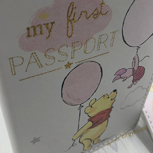 Marca: Disney Magical Beginnings DI428 - Juego de etiquetas para pasaporte y equipaje, 200 g