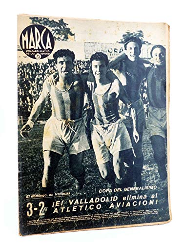 MARCA, SEMANARIO GRÁFICO DE LOS DEPORTES Nº 173. 2 De Junio De 1942. Copa Del Generalísimo: Valladolid - Atlético Aviación. Marca