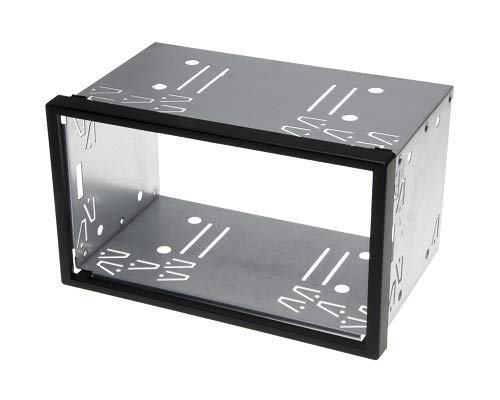 Marco metálico para Radio de Coche, Doble DIN ISO 100 mm, autoestéreo autorradio Universal