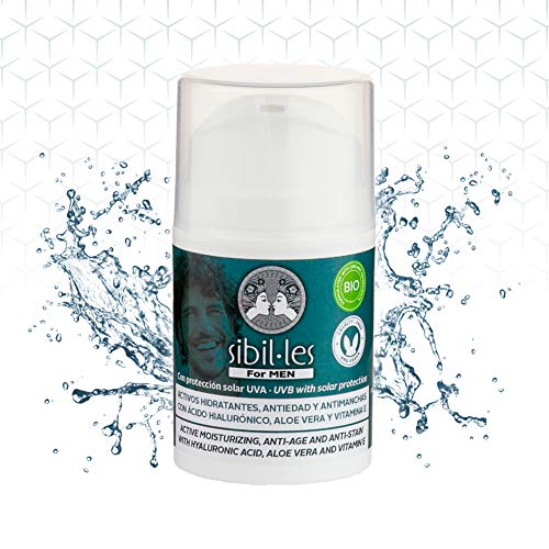 Mariola Crema Facial Hombre Hidratante Anti-Edad y Anti-Manchas, Protección Solar, Anti-Arrugas con Aloe Vera, Ácido Hialurónico, Vitamina E, 50 ml 1 Unidad 150 g